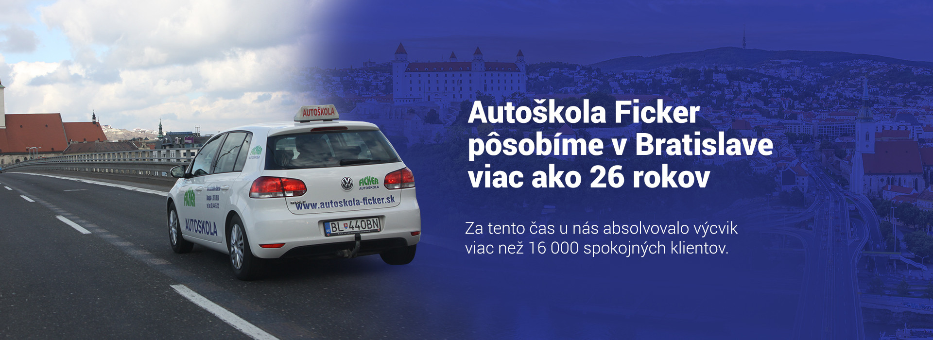 Autoškola Ficker viac ako 26 rokov v Bratislave